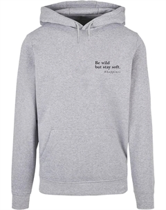 Толстовка с капюшоном " Men's Happines Basic Hoody", серый Merchcode