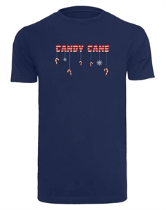 Футболка "Мужская футболка Candy Cane с круглым вырезом", синий Merchcode