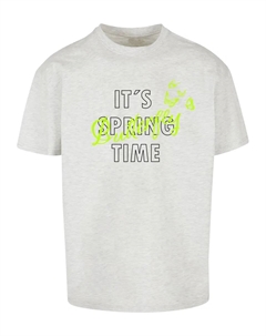 Футболка "Мужская футболка большого размера "Its Spring Time", серый Merchcode