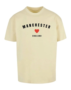 Футболка "Мужская футболка Manchester Heavy Oversize -BY102", желтый Merchcode
