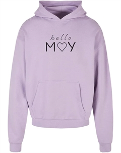 Толстовка с капюшоном " Men's Spring - Hello may Ultra Heavy Hoody", цвет Lilac Merchcode