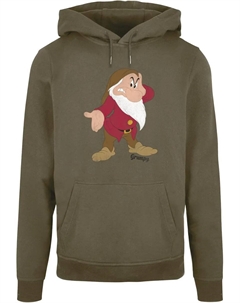 Толстовка с капюшоном " Men's Snow White - Grumpy Basic Hoody", оливковый Absolute cult