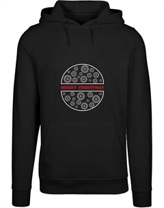 Толстовка с капюшоном " Men's Merry Christmas Heavy Hoody", черный Merchcode