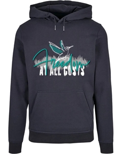 Толстовка с капюшоном " Men's Freedom At All Costs Basic Hoody", цвет морской волны Merchcode