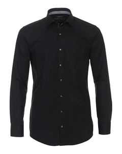 Деловая рубашка "Деловая рубашка Hyperflex удлиненный рукав 72см однотонная", черный Venti