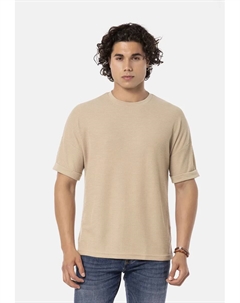 Футболка "Герефорд" с закатанными рукавами, бежевый Redbridge