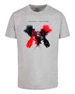 Футболка "Мужская футболка Kings Of Leon с обложкой OBTN", серый Merchcode