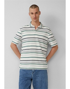 Рубашка поло GESTREIFTES, кремовый Qs