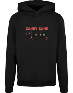 Толстовка с капюшоном " Men's Candy Cane Basic Hoody", черный Merchcode