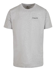 Футболка " Мужская футболка Just love с круглым вырезом", серый Merchcode