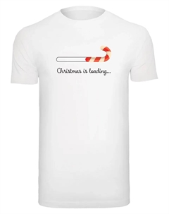 Футболка "Мужская рождественская футболка с круглым вырезом " ", белый Merchcode