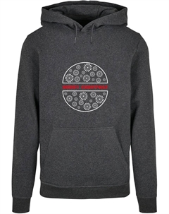 Толстовка с капюшоном " Men's Merry Christmasy Basic Hoody", цвет Charcoal Merchcode