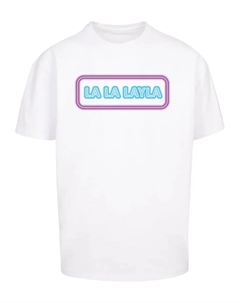 Футболка "Мужская футболка LA LA LAYLA Oversize ", белый Merchcode