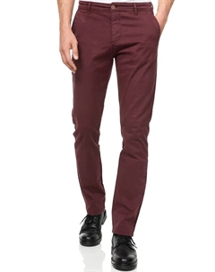 Брюки чиносы, стандартный крой, бордовый Rusty neal