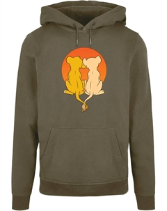 Толстовка с капюшоном " Men's Lion King - We Are One Basic Hoody", оливковый Absolute cult