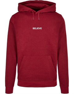 Толстовка с капюшоном " Men's Believe Front Basic Hoody", цвет Burgundy Merchcode