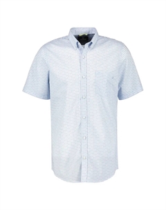 Рубашка с короткими рукавами "Рубашка с короткими рукавами, с рисунком", голубой Lerros