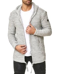 Кардиган "Кливленд" с боковыми карманами, серый Redbridge