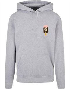 Толстовка с капюшоном " Men's Summer - Icecream Basic Hoody", серый Merchcode
