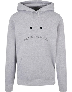 Толстовка с капюшоном " Men's NITM-Sad Face Basic Hoody", серый Merchcode