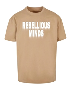 Футболка "Мужская футболка Rebellious Minds Heavy Oversize", бежевый Merchcode
