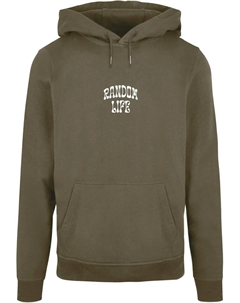 Толстовка с капюшоном " Men's Random Life Basic Hoody", оливковый Merchcode
