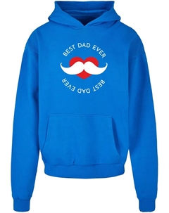 Толстовка с капюшоном " Men's Fathers Day - Best Dad Ultra Heavy Hoody", синий Merchcode