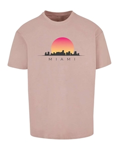 Футболка "Мужская футболка Miami Heavy Oversize-BY102", цвет Duskrose Merchcode
