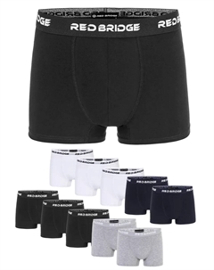 Боксерские шорты "Bangor" (10 шт.), с модным поясом с логотипом, цвет Mehrfarbig Redbridge