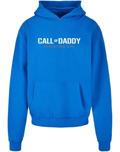Толстовка с капюшоном " Men's Fathers Day - Call of Daddy Ultra Heavy Hoody", синий Merchcode