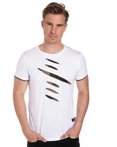 Футболка в модном дизайне 2-в-1, белый Rusty neal