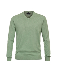 Вязаный свитер " пуловер uni", зеленый Casa moda