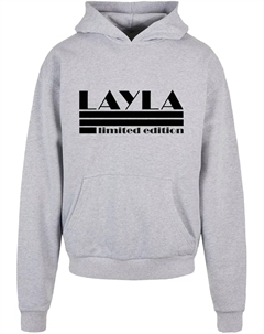 Толстовка с капюшоном " Men's Layla - Limited Edition Heavy Hoody", серый Merchcode