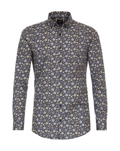 Деловая рубашка "Деловая рубашка принт", синий Venti