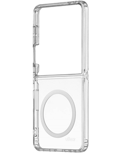 Чехол-накладка Real Mag Case с MagSafe для Samsung Galaxy Z Flip7 Прозрачный Ubear