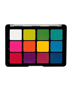 Матовые тени для век Slimpro Editorial Brights Eyeshadow Palette Viseart