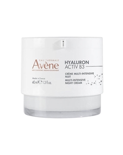 Регенерирующий ночной крем для лица c ниацинамидом и гиалуроновой кислотой Hyaluron Activ B3 Multi-Intensive Night Cream Avene