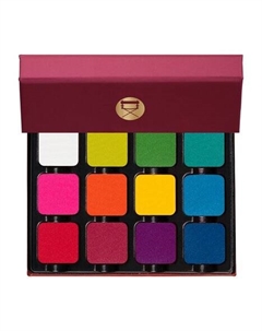 Матовые тени для век Petites Mattes Editorial Brights Eyeshadow Palette Viseart