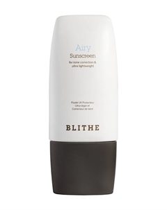 Легкий солнцезащитный крем для лица с физическим фильтром Airy Sunscreen SPF 50+ PA ++++ Blithe