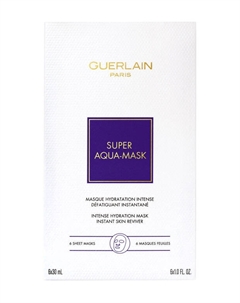 Набор из 6 увлажняющих тканевых масок для лица Super Aqua Mask Intense Hydration Mask Instant Skin Reviver Guerlain