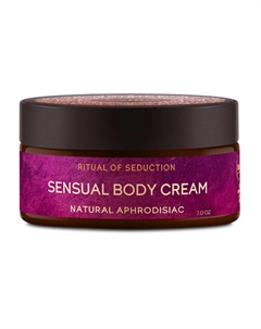 Чувственный крем для тела с жасмином и натуральным афродизиаком Sensual Body Cream Natural Aphrodisiac Zeitun