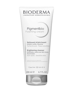 Осветляющий и очищающий крем для лица Pigmentbio Foaming Cream Bioderma