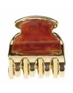 Заколка для волос Заколка-краб коричневая Janeke