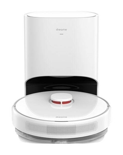 Робот-пылесос с функцией влажной уборки и станцией самоочистки Dreame Bot Robot Vacuum and Mop D10 Plus White