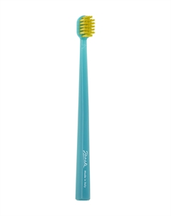 Зубная щетка средней жесткости Toothbrush Turquoise Yellow Janeke
