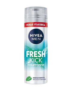 Пена для бритья с мятой и кактусовой водой Men Fresh Kick Пена для бритья Nivea