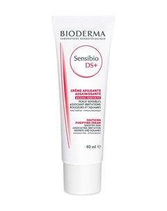 Успокаивающий крем для чувствительной кожи лица, склонной к покраснениям и шелушениям Sensibio DS+ Crème Bioderma