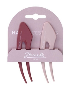 Набор из двух заколок для волос Hair Pins Small Pink Janeke