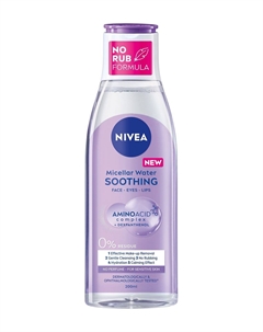 Мицеллярная вода для чувствительной кожи лица, глаз и губ Soothing Micellar Water Nivea