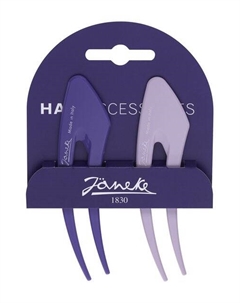 Набор из двух заколок для волос Hair Pins Small Violet Janeke